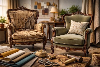 Egy antik fotel újjászületése: Így varázsoljuk újjá a családi örökséget